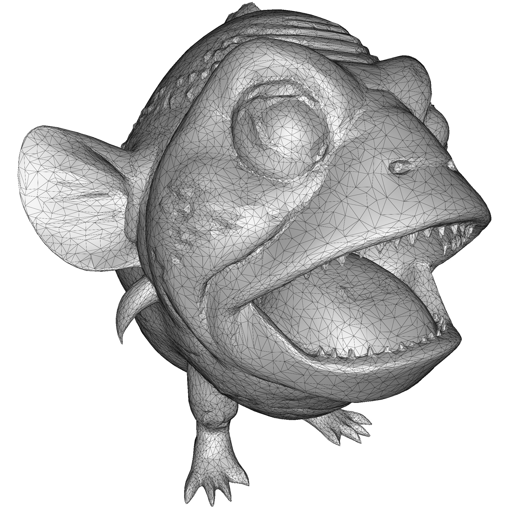 WhimsiFish AI Creature Collection 3D print model_33