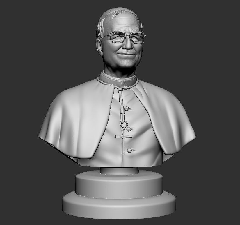 New Pope Robert Prevost pope Leo 3D print model_9