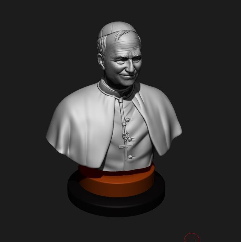 New Pope Robert Prevost pope Leo 3D print model_6