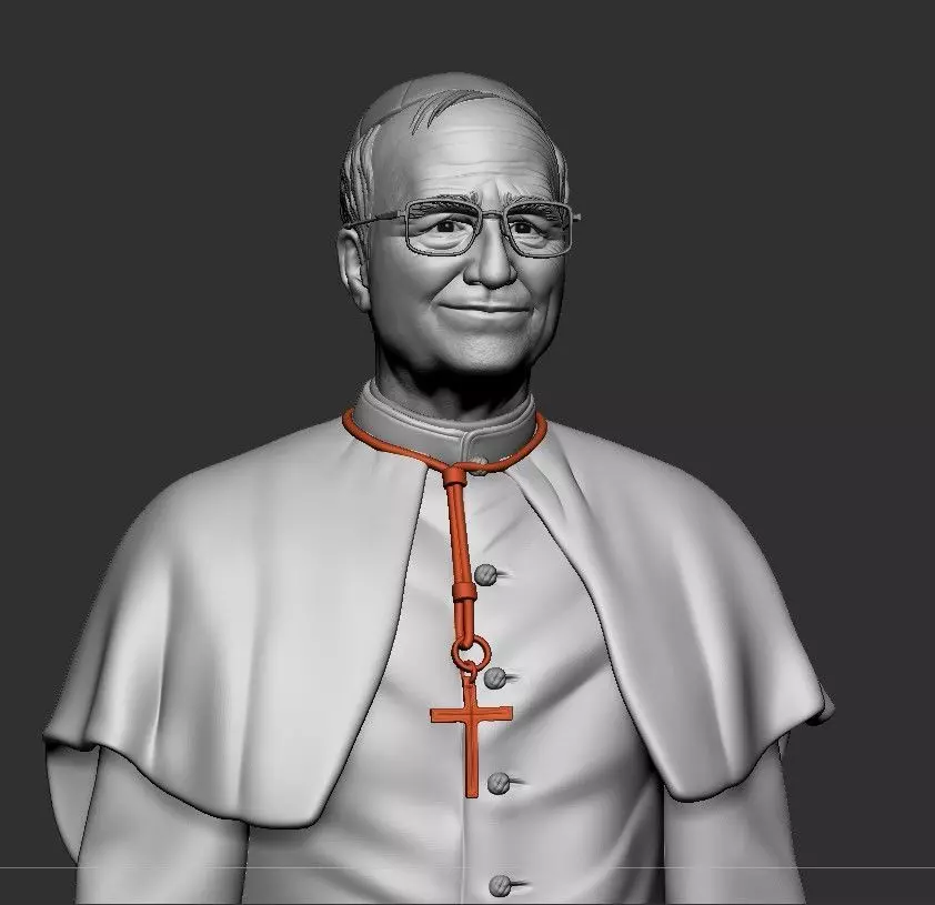 New Pope Robert Prevost pope Leo 3D print model_0