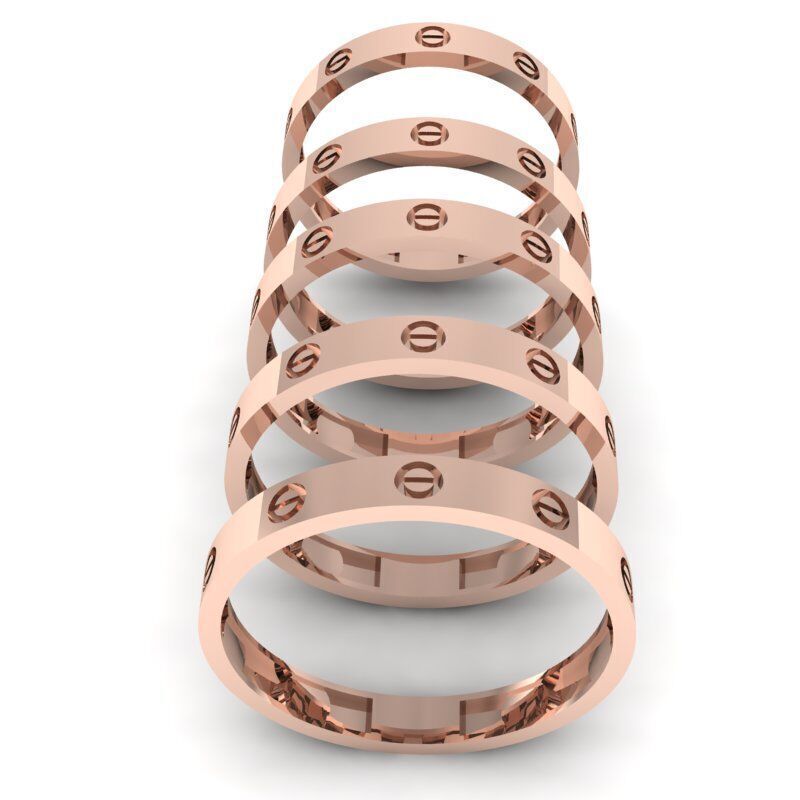 Gold Ring Jewelry  Ring stl 3dm 3dprintmodel 3D print model_3