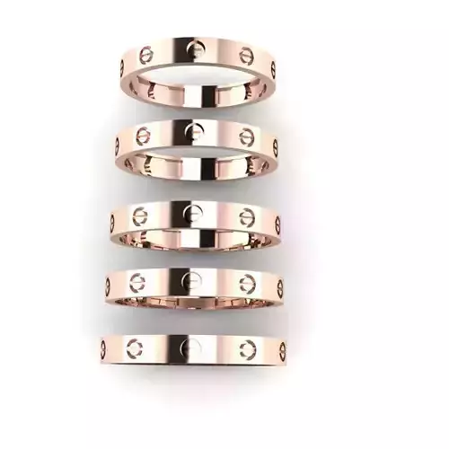 Gold Ring Jewelry  Ring stl 3dm 3dprintmodel 3D print model