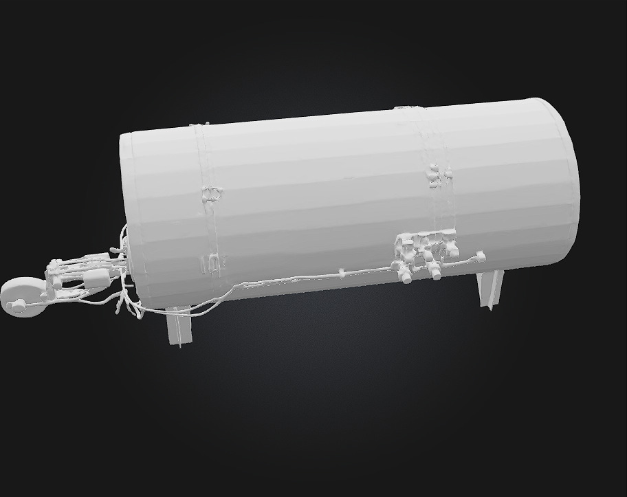 Rustic Cargo Plane Weathered Wings of a Bygone Era 3D model_6