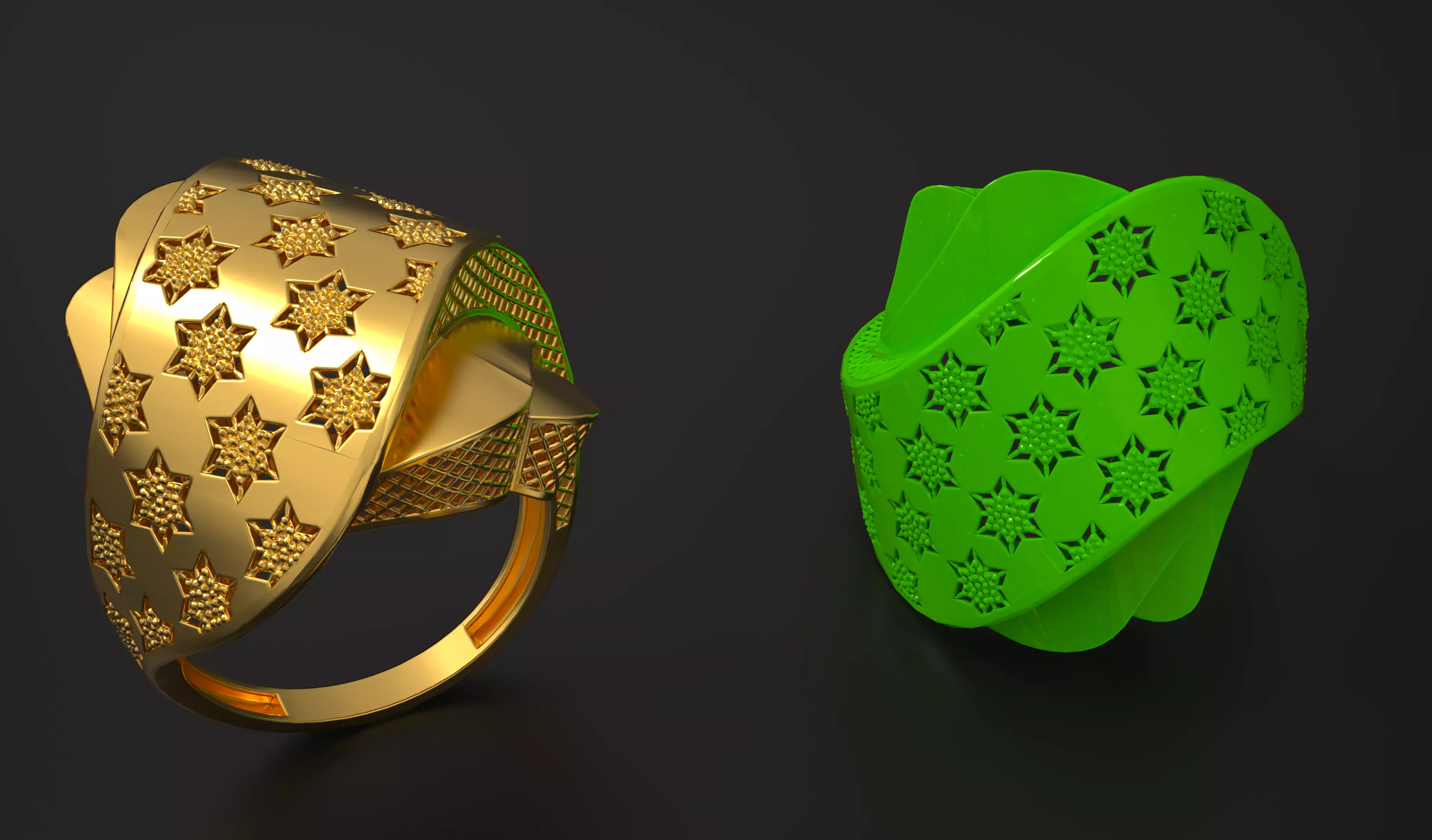Fusion ring 3D print model Free 3D print model