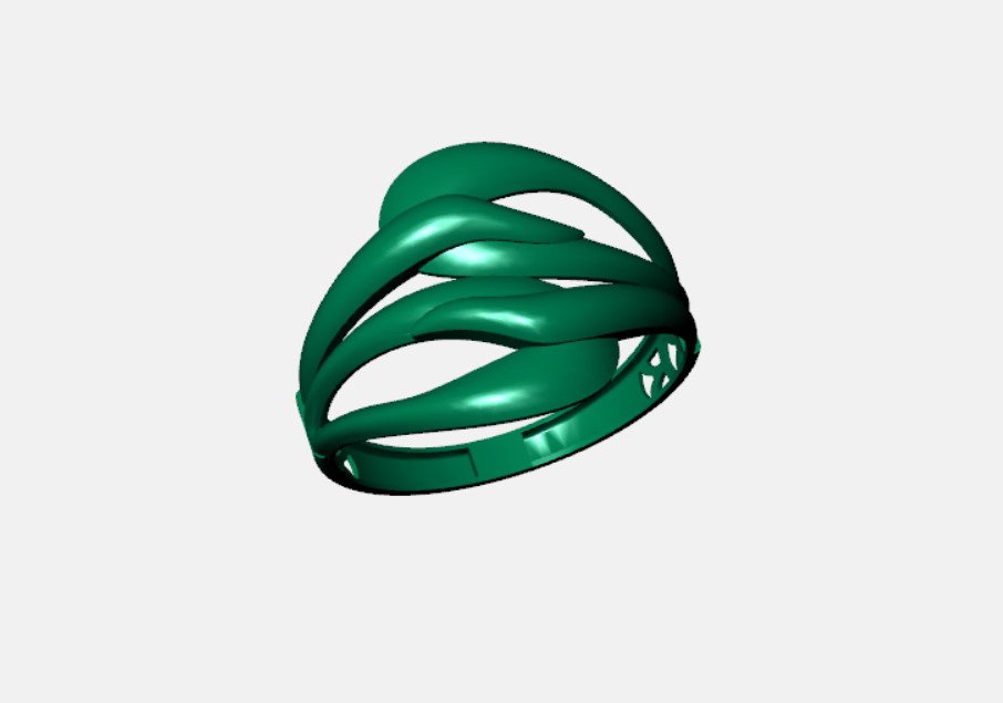 Rings 3D print model_2