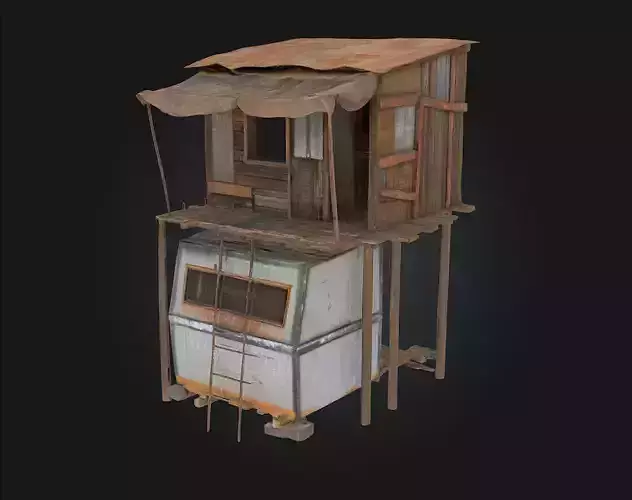 Rustic Cabin on Wheels  Mobile Comfort with Countryside Charm