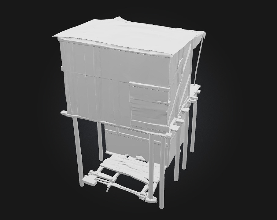 Rustic Cabin on Wheels  Mobile Comfort with Countryside Charm 3D model_11