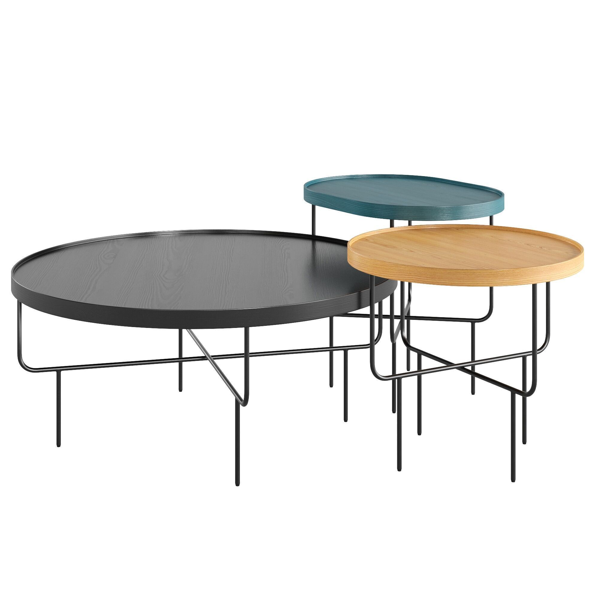 Roundhouse Coffee Table 3D model_2