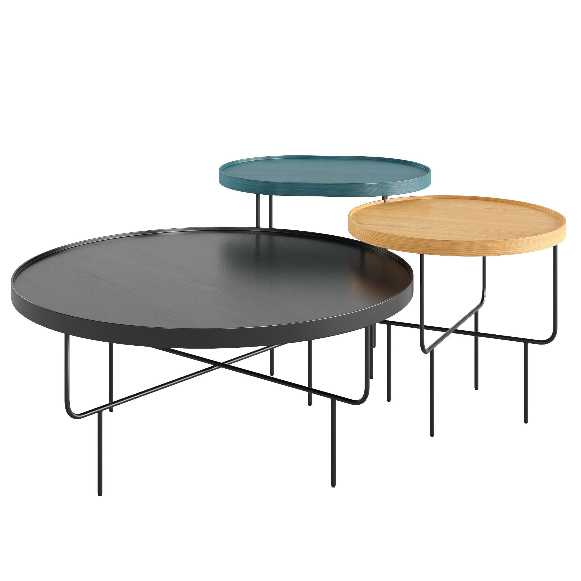 Roundhouse Coffee Table 3D model_5