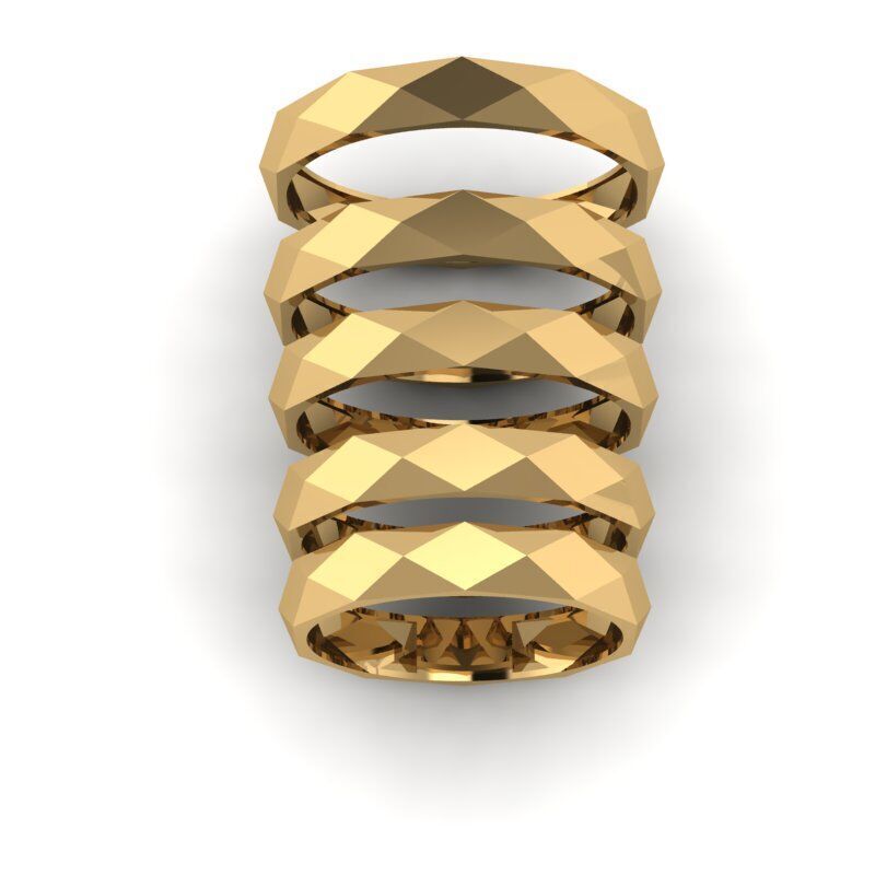 Gold Ring Jewelry  Ring stl 3dm 3dprintmodel 3D print model_7