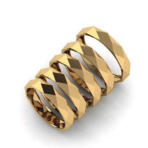 Gold Ring Jewelry  Ring stl 3dm 3dprintmodel 3D print model