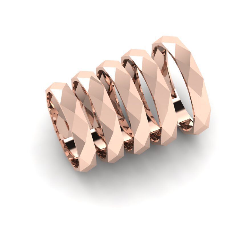 Gold Ring Jewelry  Ring stl 3dm 3dprintmodel 3D print model_3
