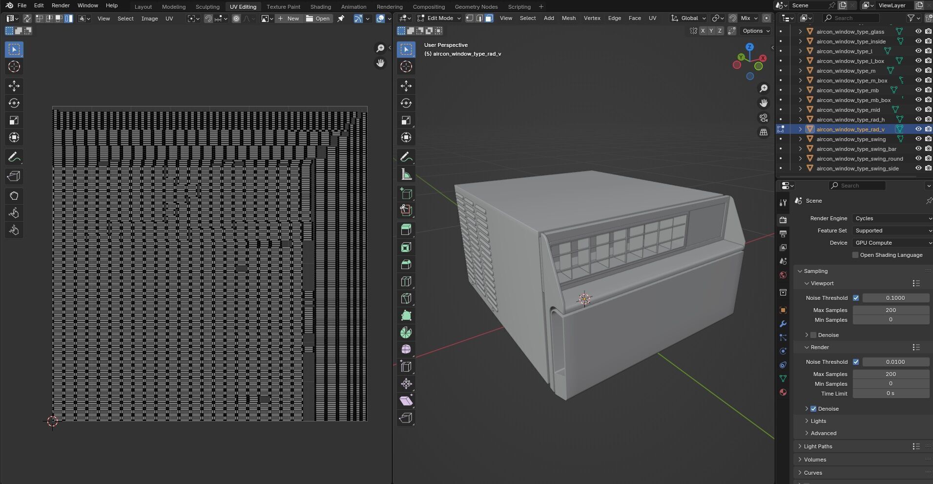 Aircon Window Type CG2 3D model_21