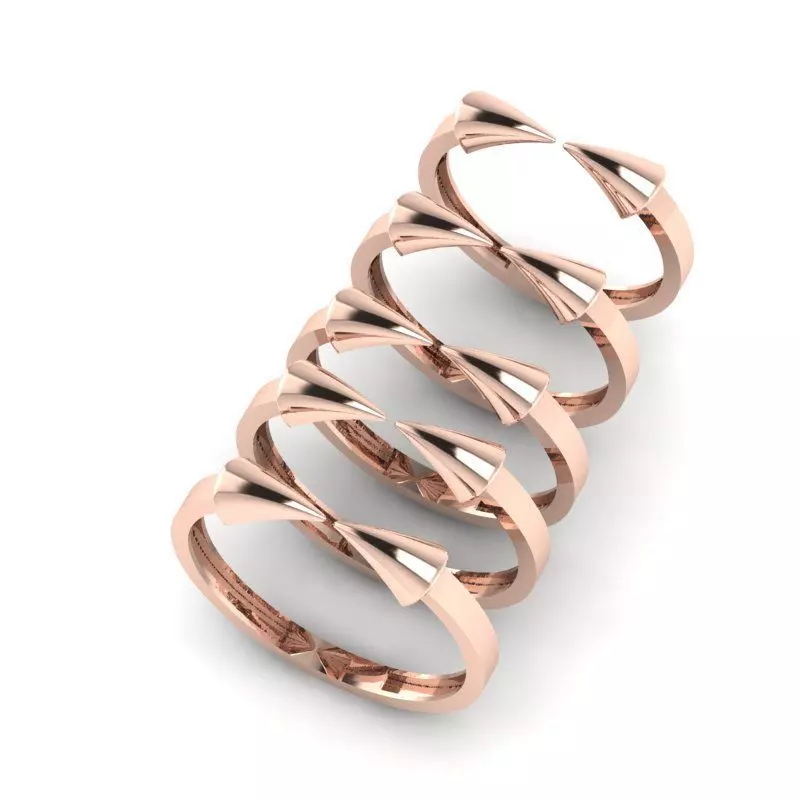 Gold Ring Jewelry  Ring stl 3dm 3dprintmodel 3D print model_0