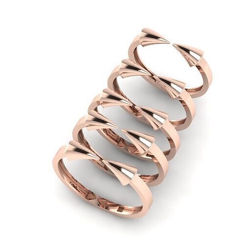 Gold Ring Jewelry  Ring stl 3dm 3dprintmodel 3D print model