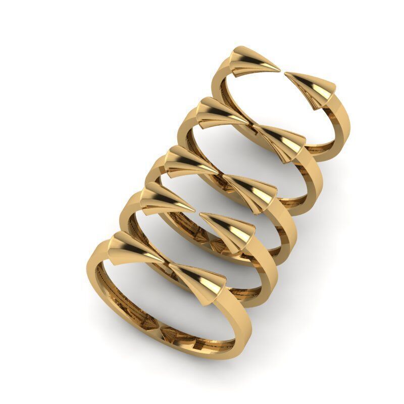 Gold Ring Jewelry  Ring stl 3dm 3dprintmodel 3D print model_4