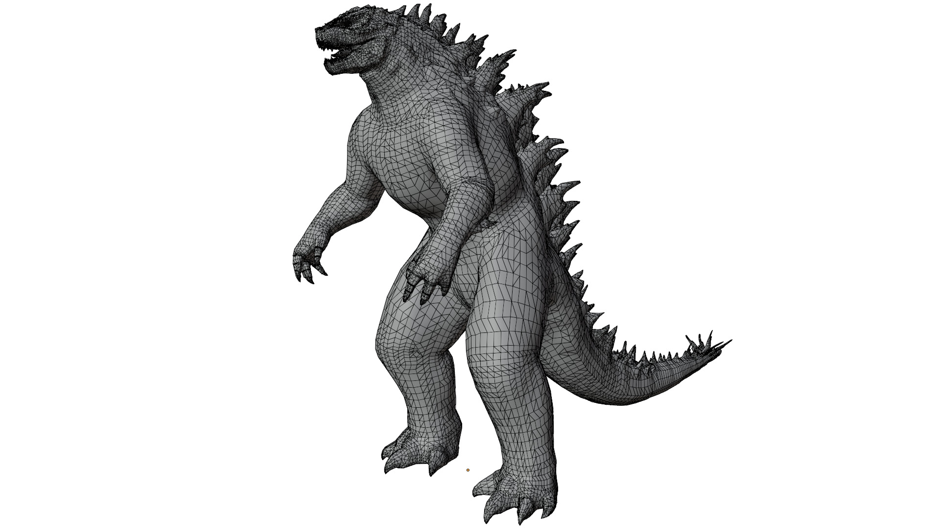 Godzilla 3D model_11