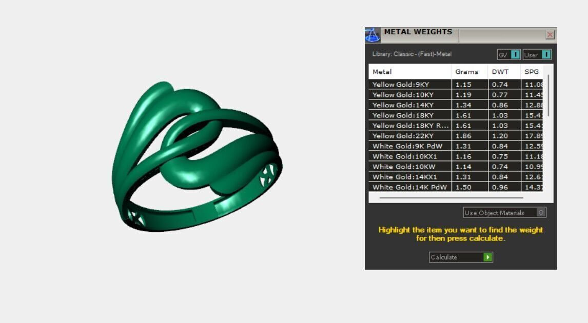 Rings 3D print model_3