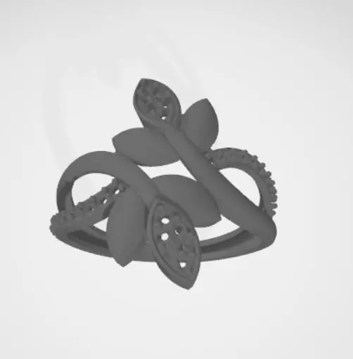 gold rings 18k  3D print model_0