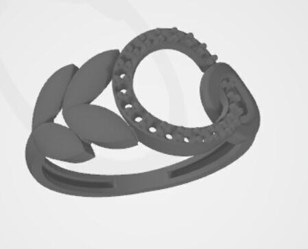 gold rings 18k  3D print model_21
