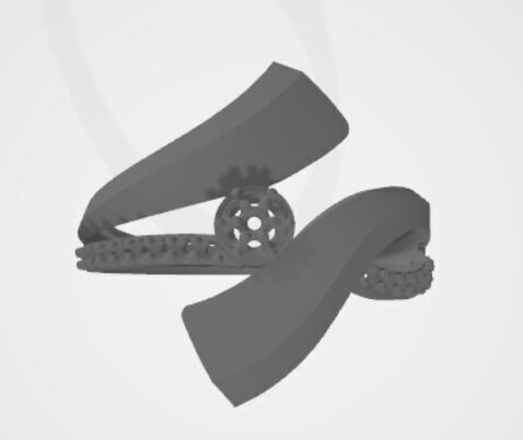 gold rings 18k  3D print model_9