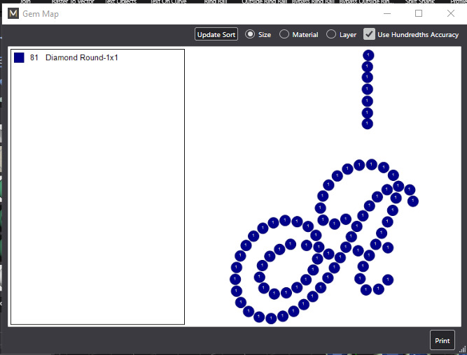 Pendant Alphabet A 3D print model 3D print model_6