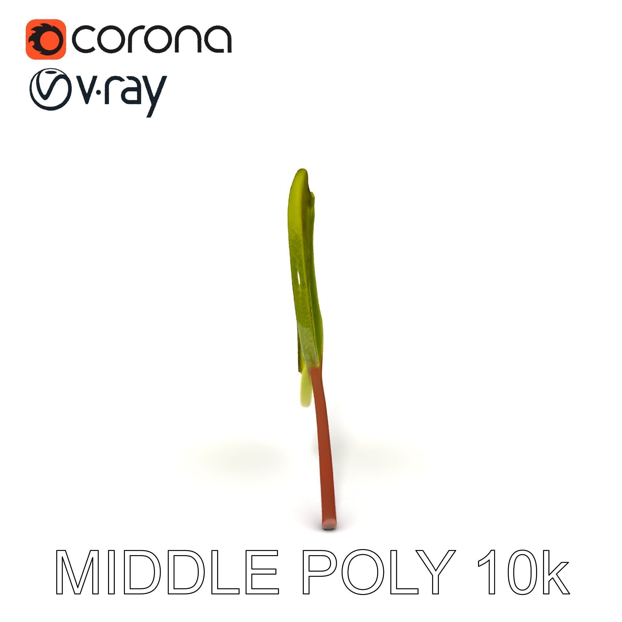 Realistic Leaf Model Pack for Rendering and Game Design Low-poly 3D model_24