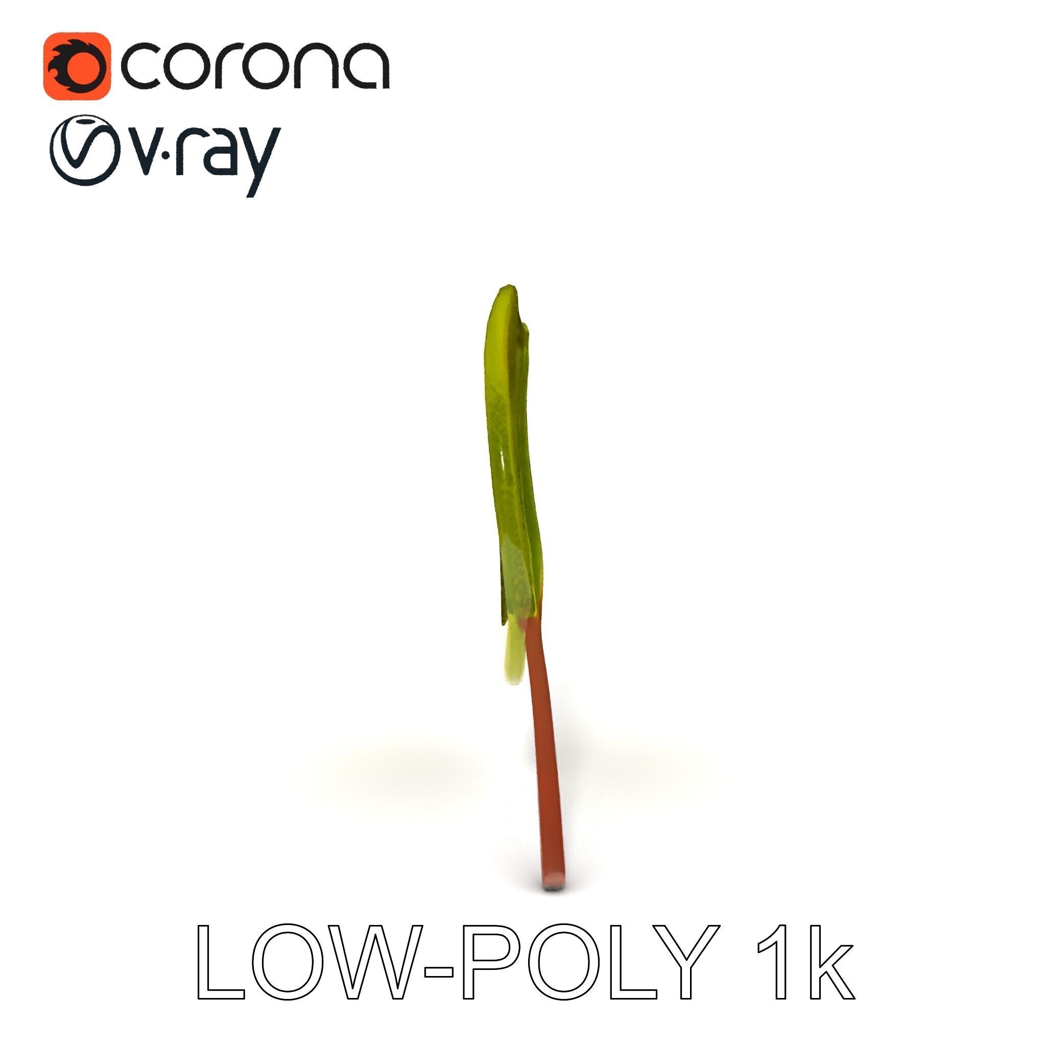 Realistic Leaf Model Pack for Rendering and Game Design Low-poly 3D model_10