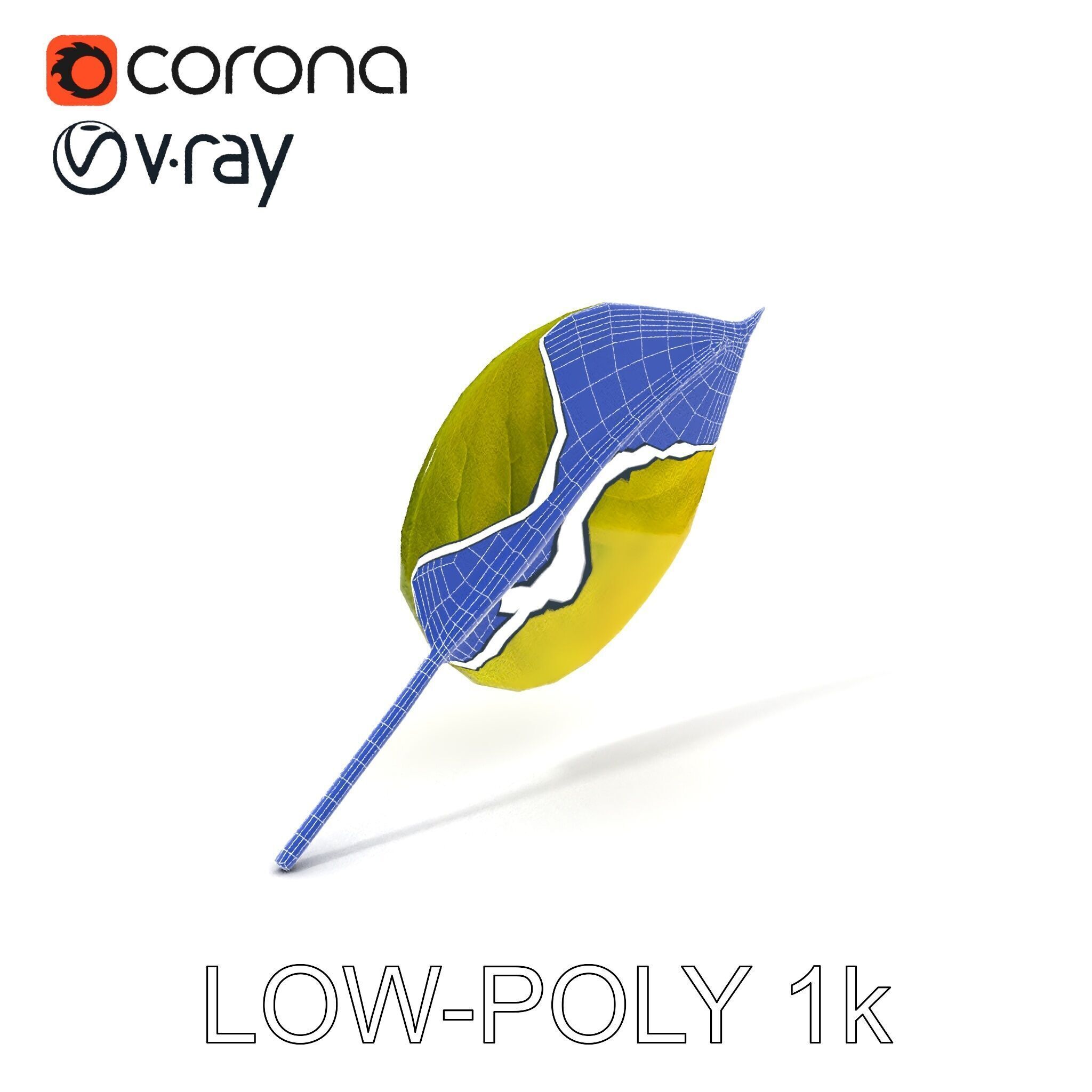Realistic Leaf Model Pack for Rendering and Game Design Low-poly 3D model_28