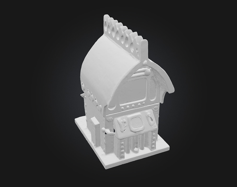 Rustic Control Console Vintage Tech with Industrial Character 3D model_7