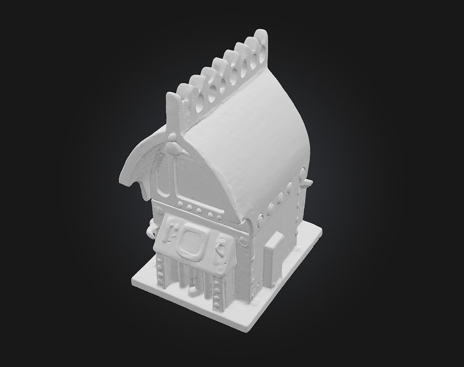 Rustic Control Console Vintage Tech with Industrial Character 3D model_6