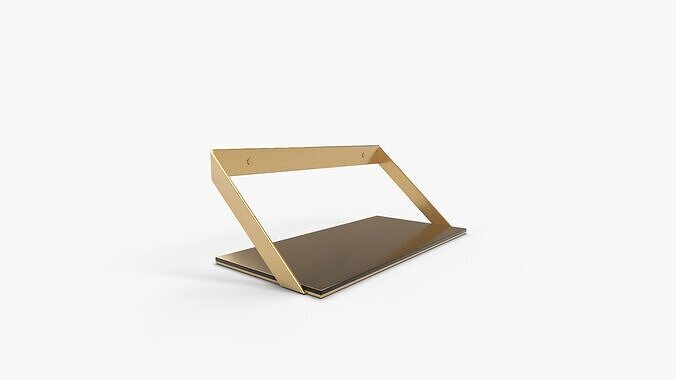 Harvey Shelf By Anthropologiein Brown 3D model