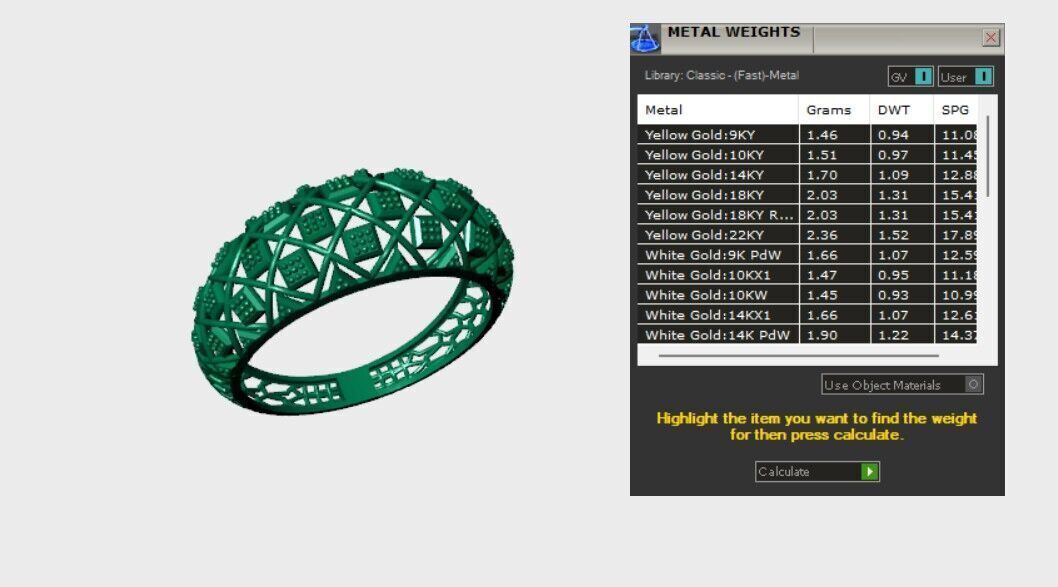 Rings 3D print model_3