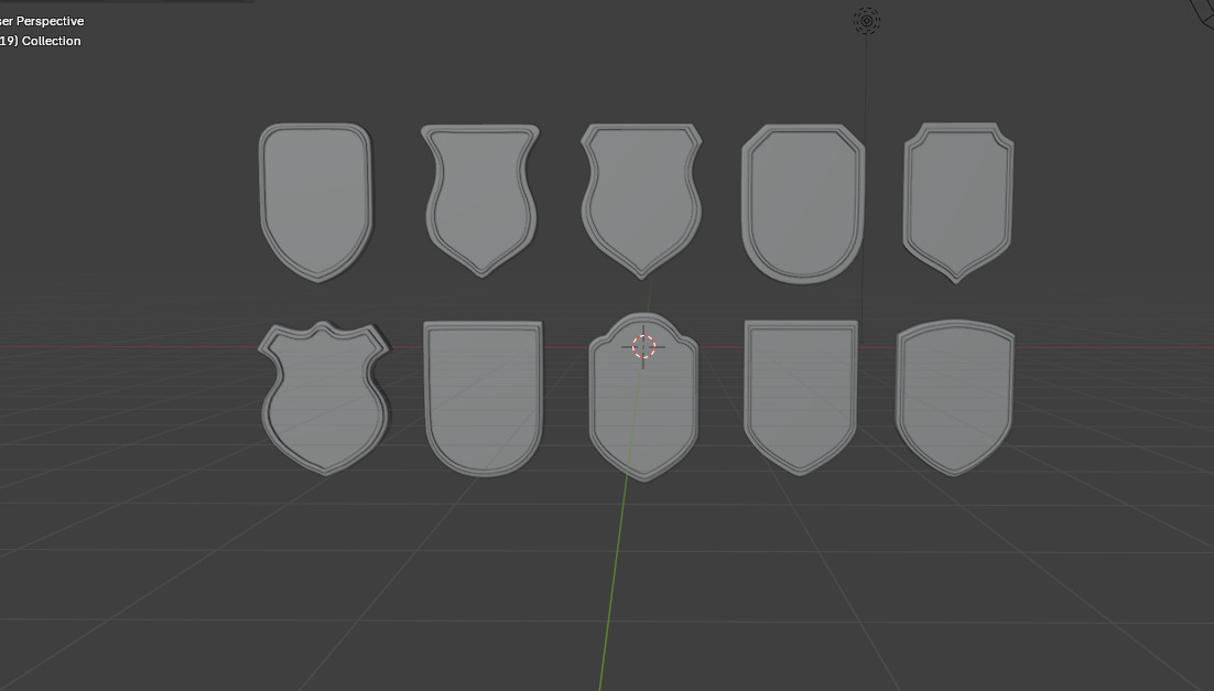 Heraldic arm 3D model_12