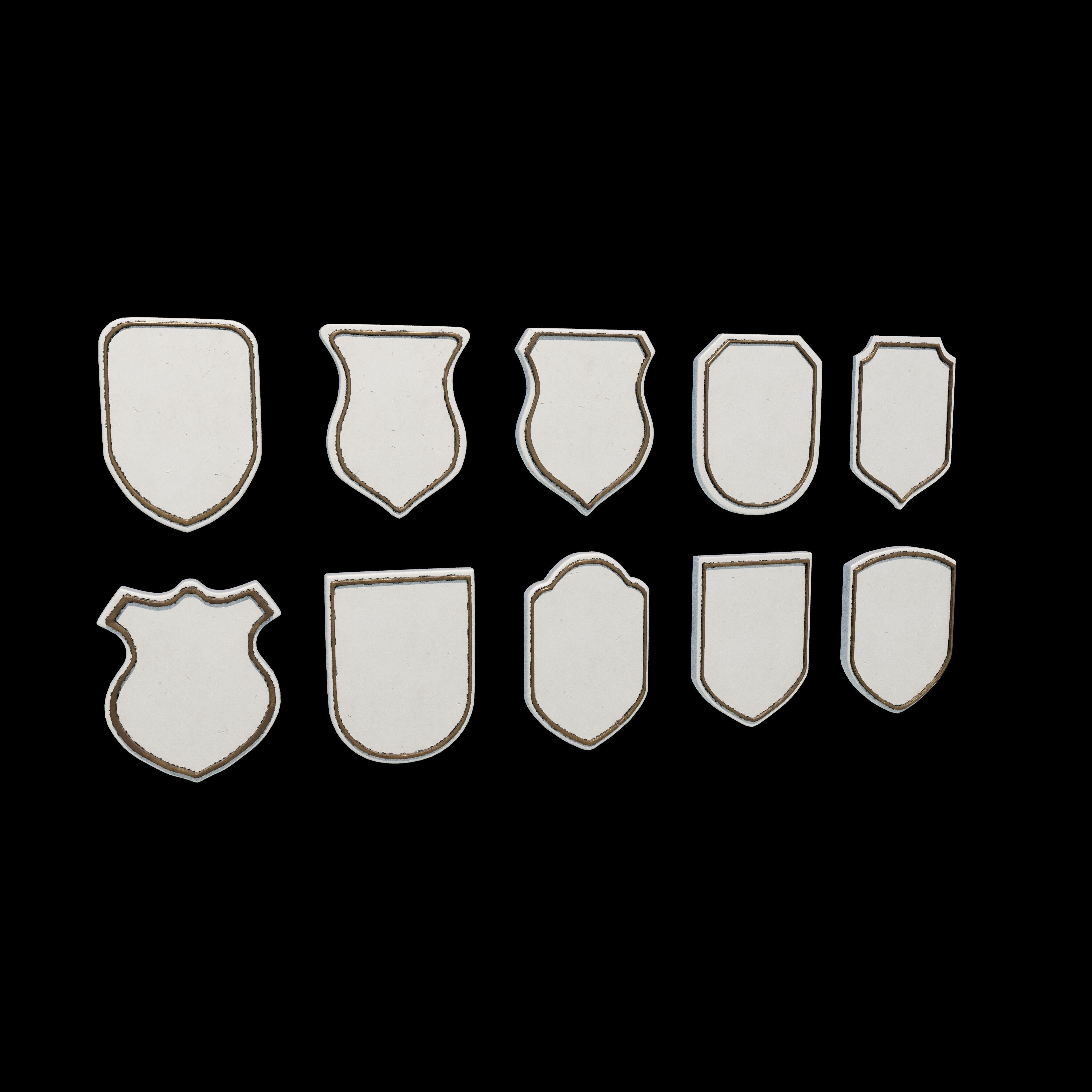 Heraldic arm 3D model_8