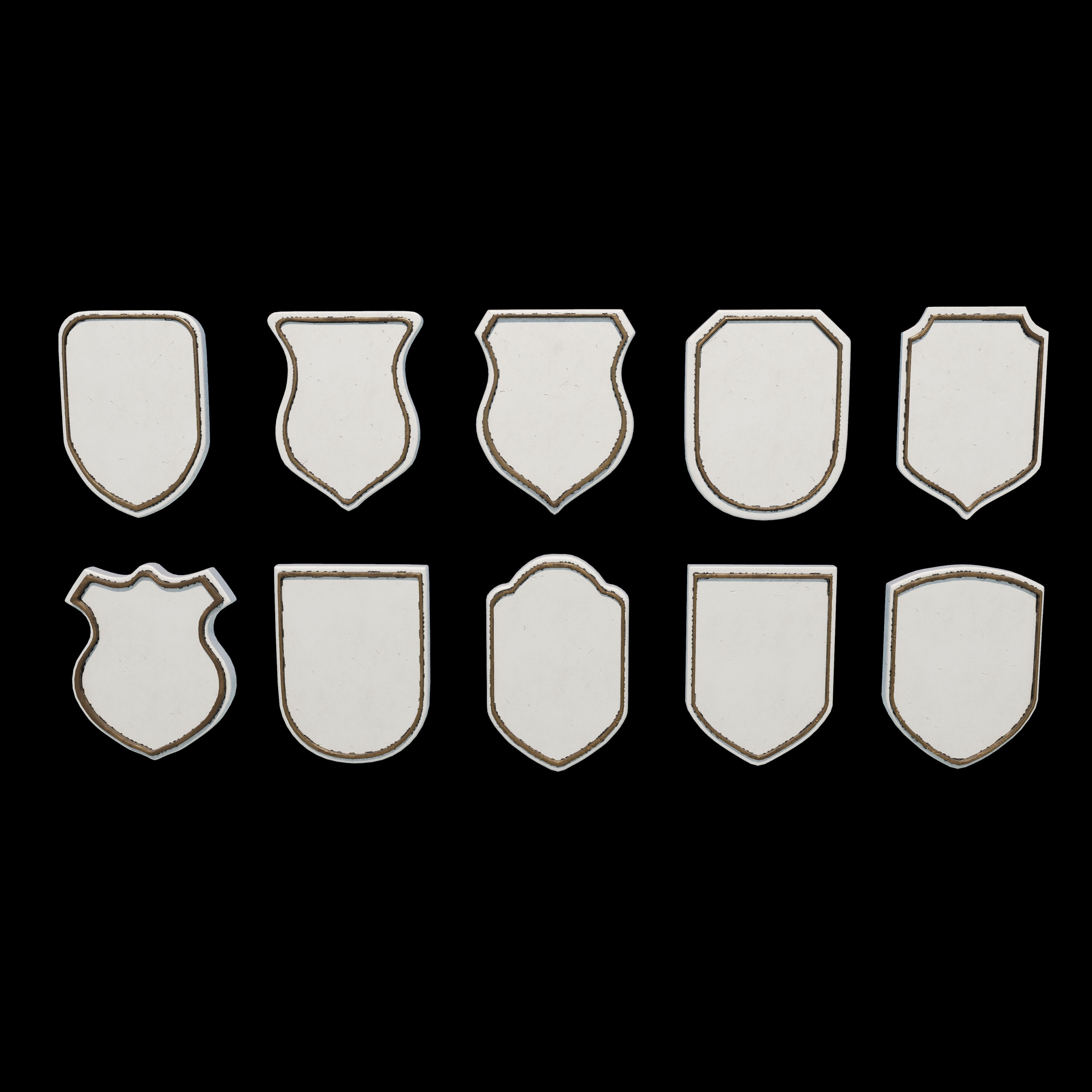 Heraldic arm 3D model_9