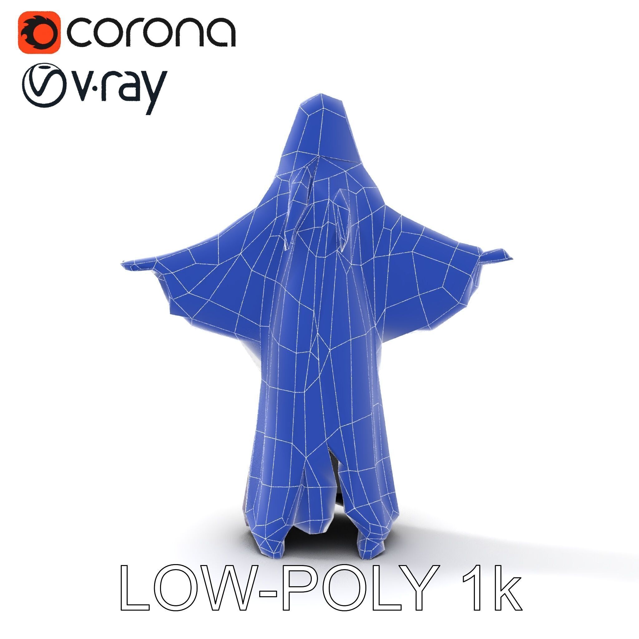 Enchanted Sorceress D Model  Rigged Textured GameReady Low-poly 3D model_12