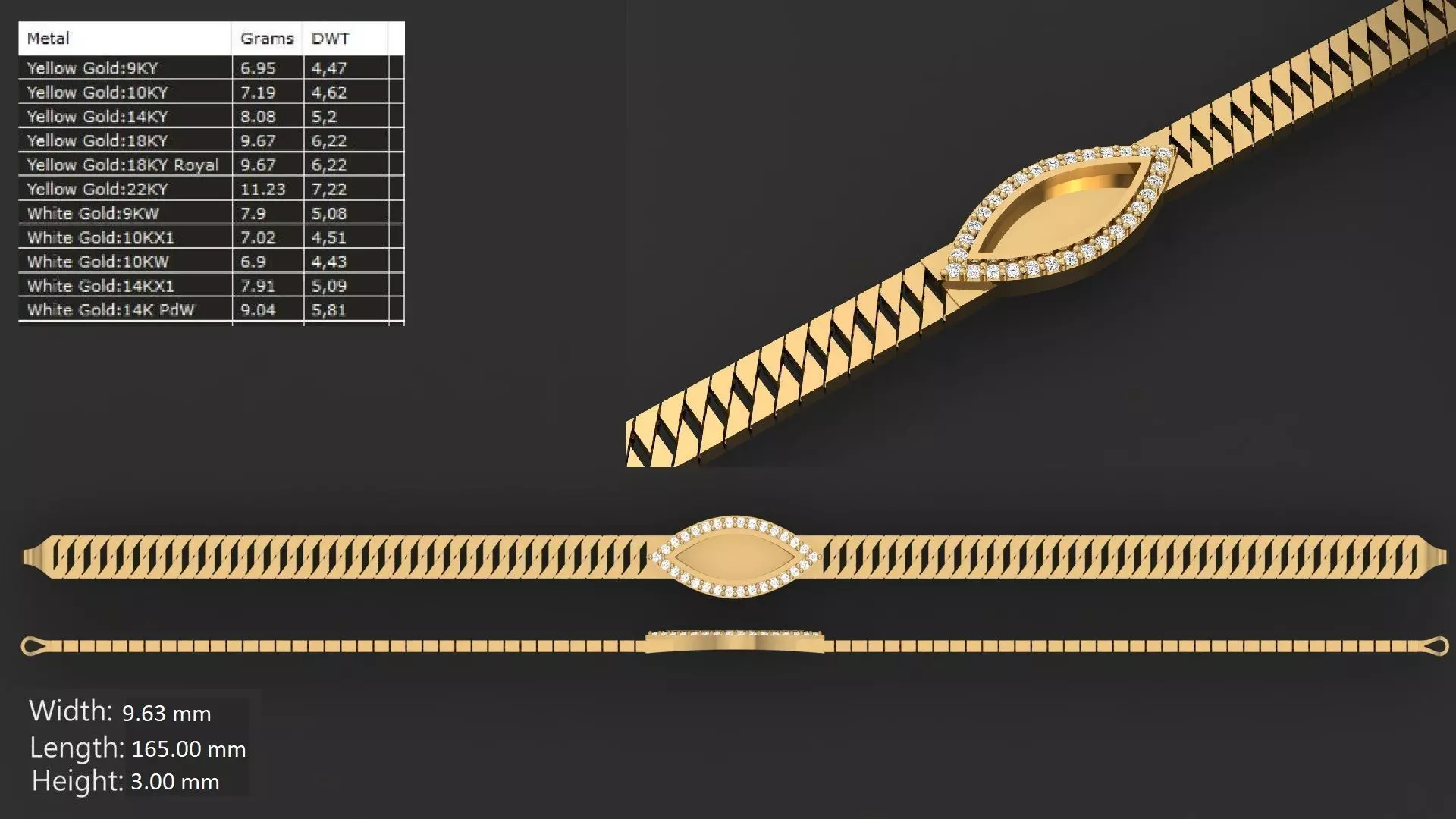 Chains-2 8-10MM 3D print model_0