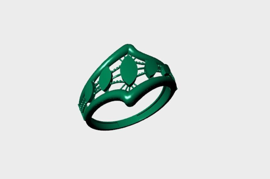 Rings 3D print model_2
