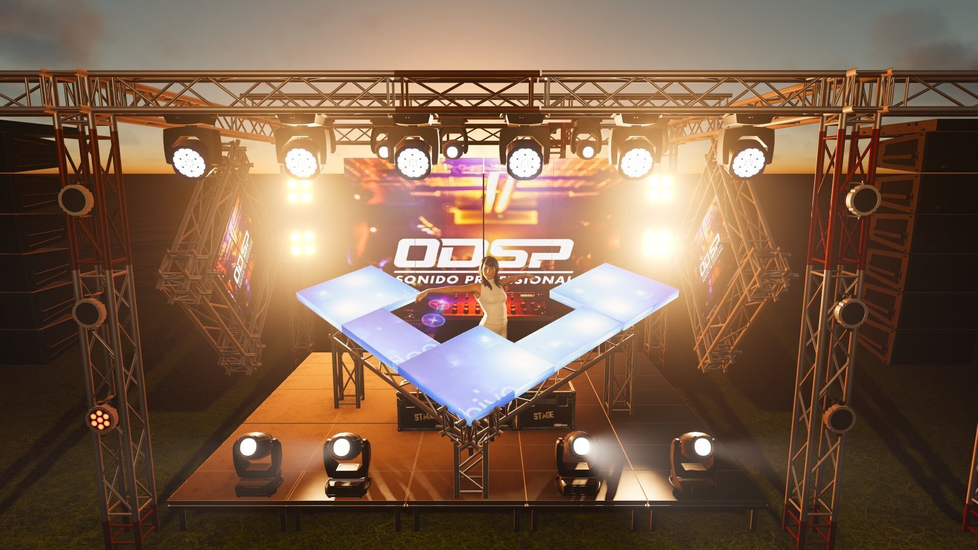 Montaje Fiesta tipo 6 3D model_4