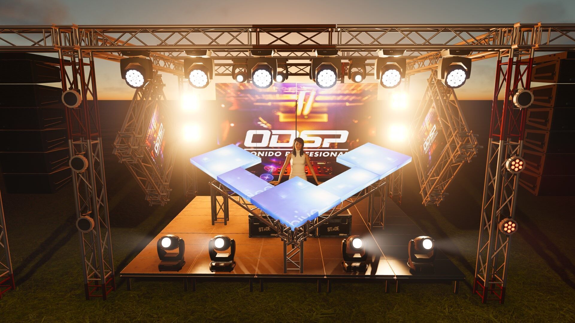 Montaje Fiesta tipo 6 3D model_2