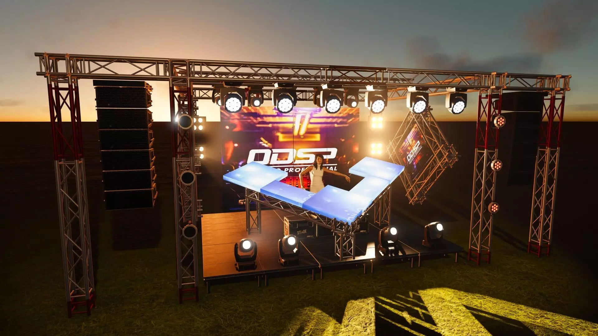 Montaje Fiesta tipo 6 3D model_0