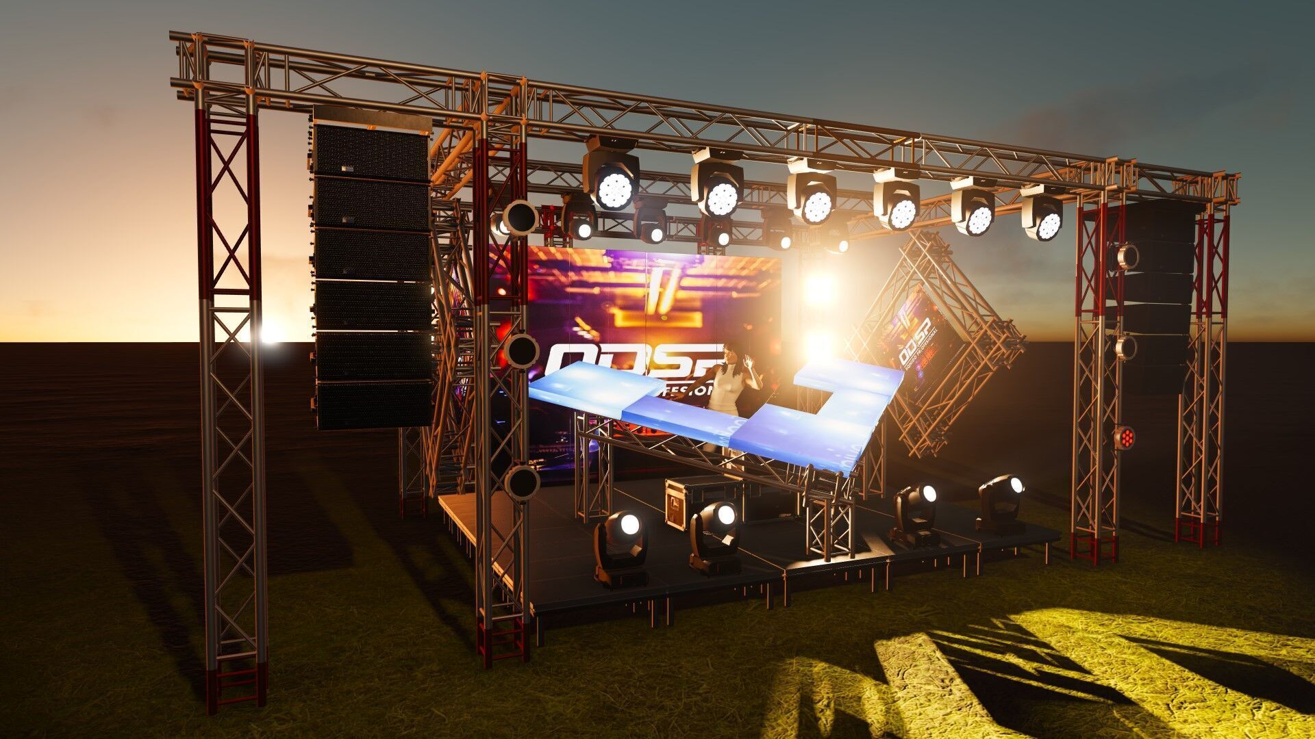 Montaje Fiesta tipo 6 3D model_3