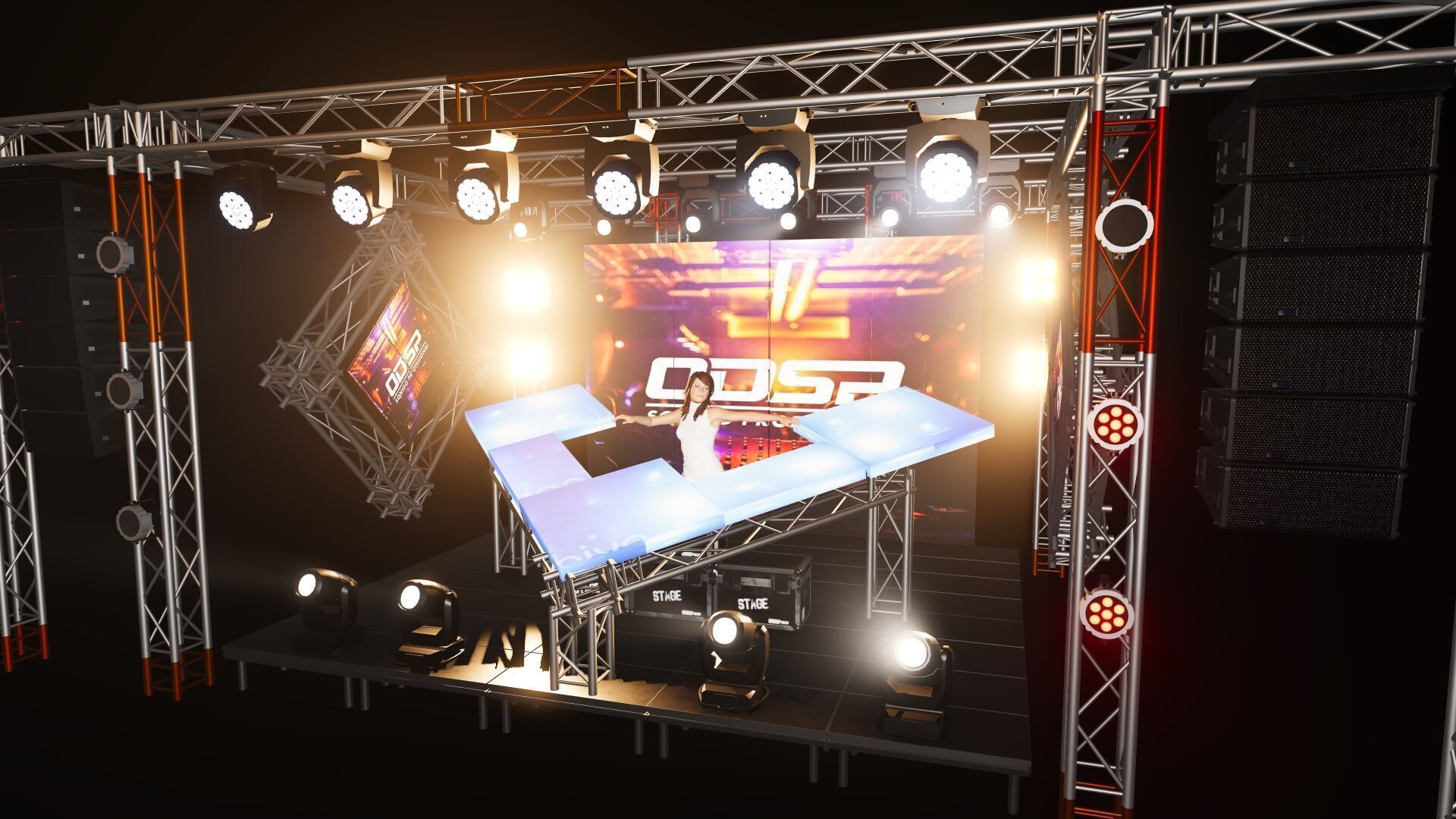 Montaje Fiesta tipo 6 3D model_9