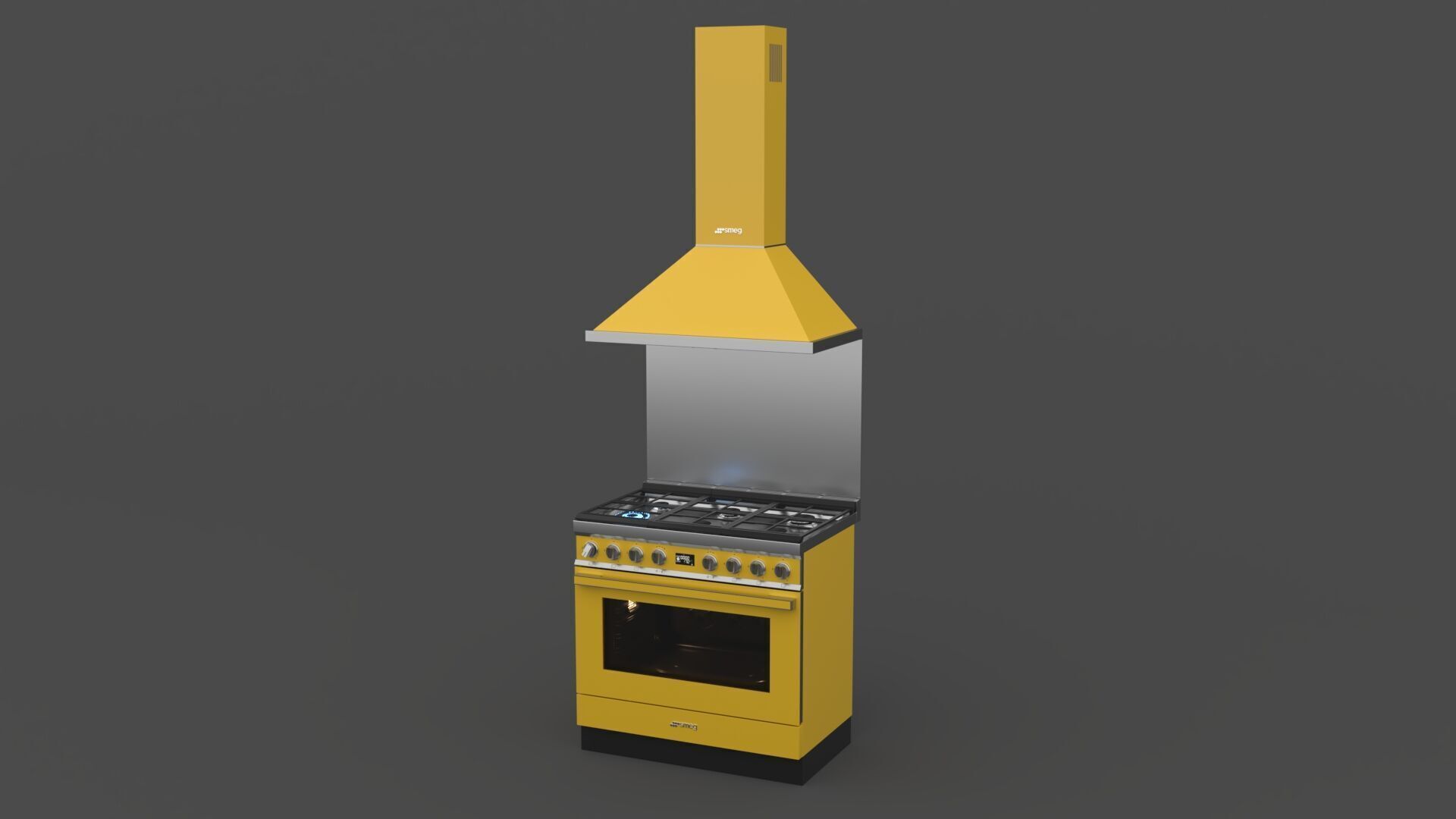 Smeg Portofino Set 3D model_2