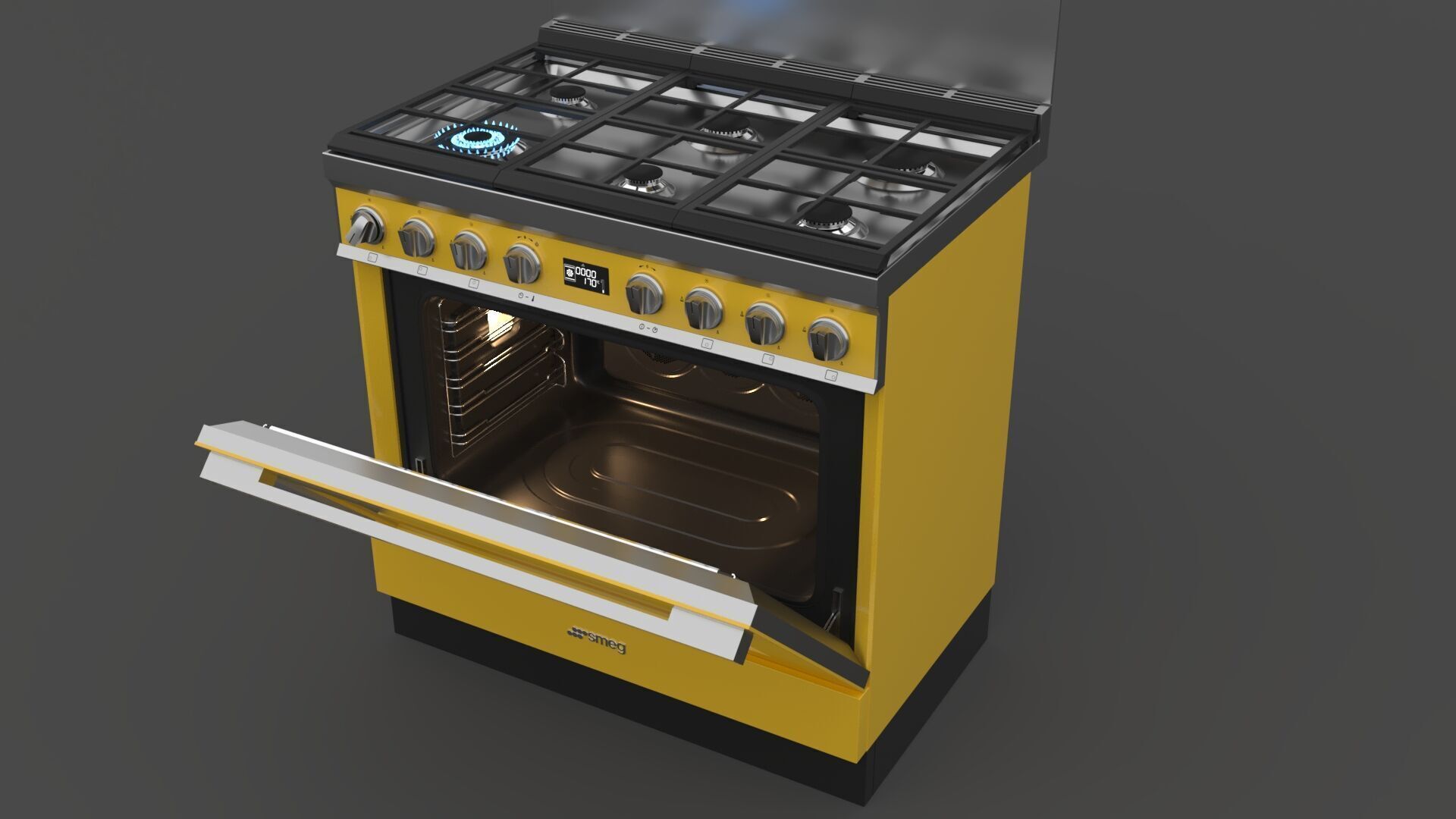 Smeg Portofino Set 3D model_3
