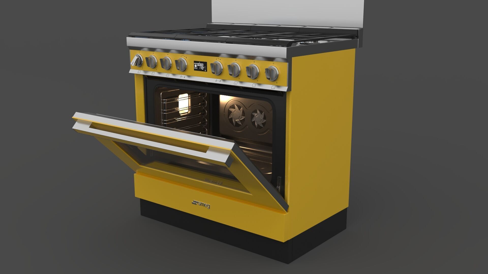 Smeg Portofino Set 3D model_4