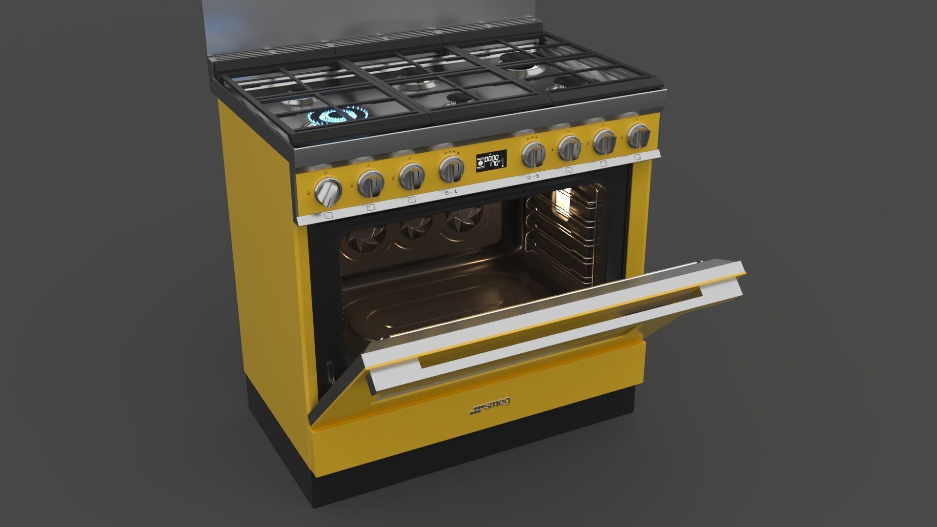 Smeg Portofino Set 3D model_6