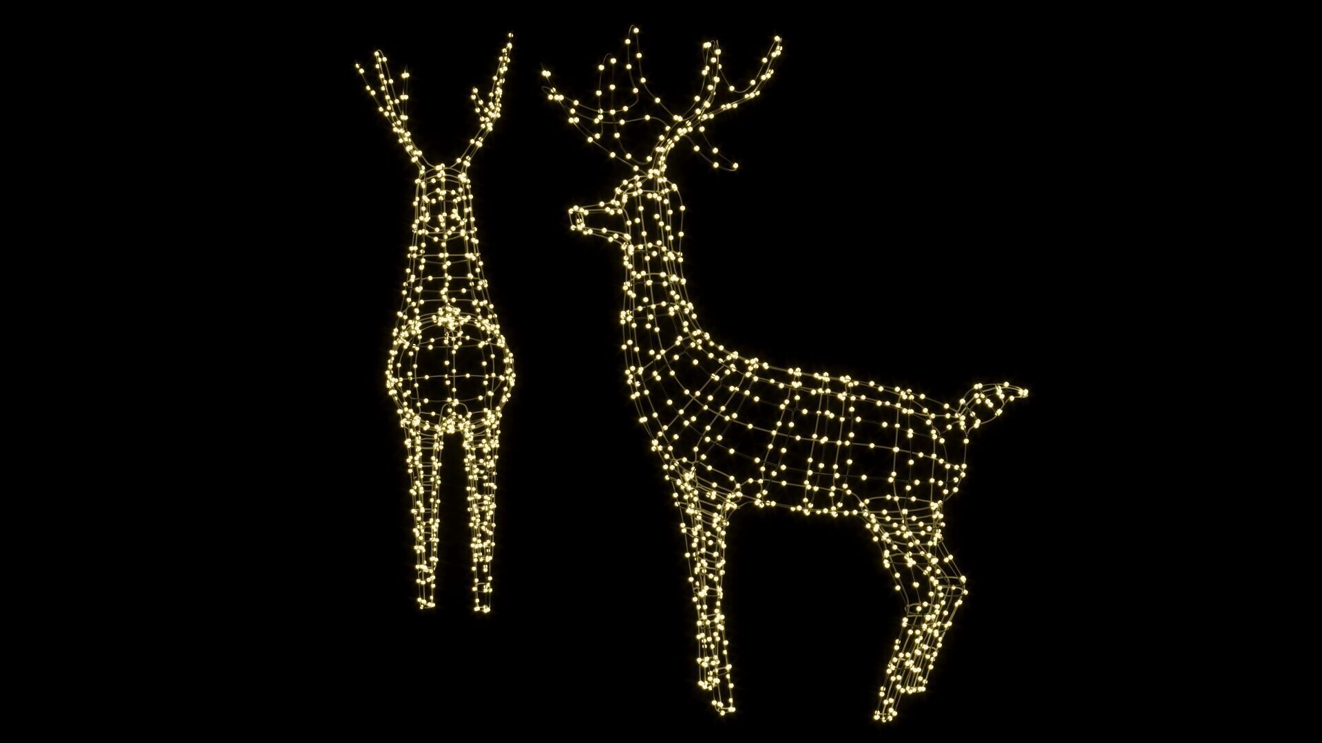 New Year Deer 3D model_5