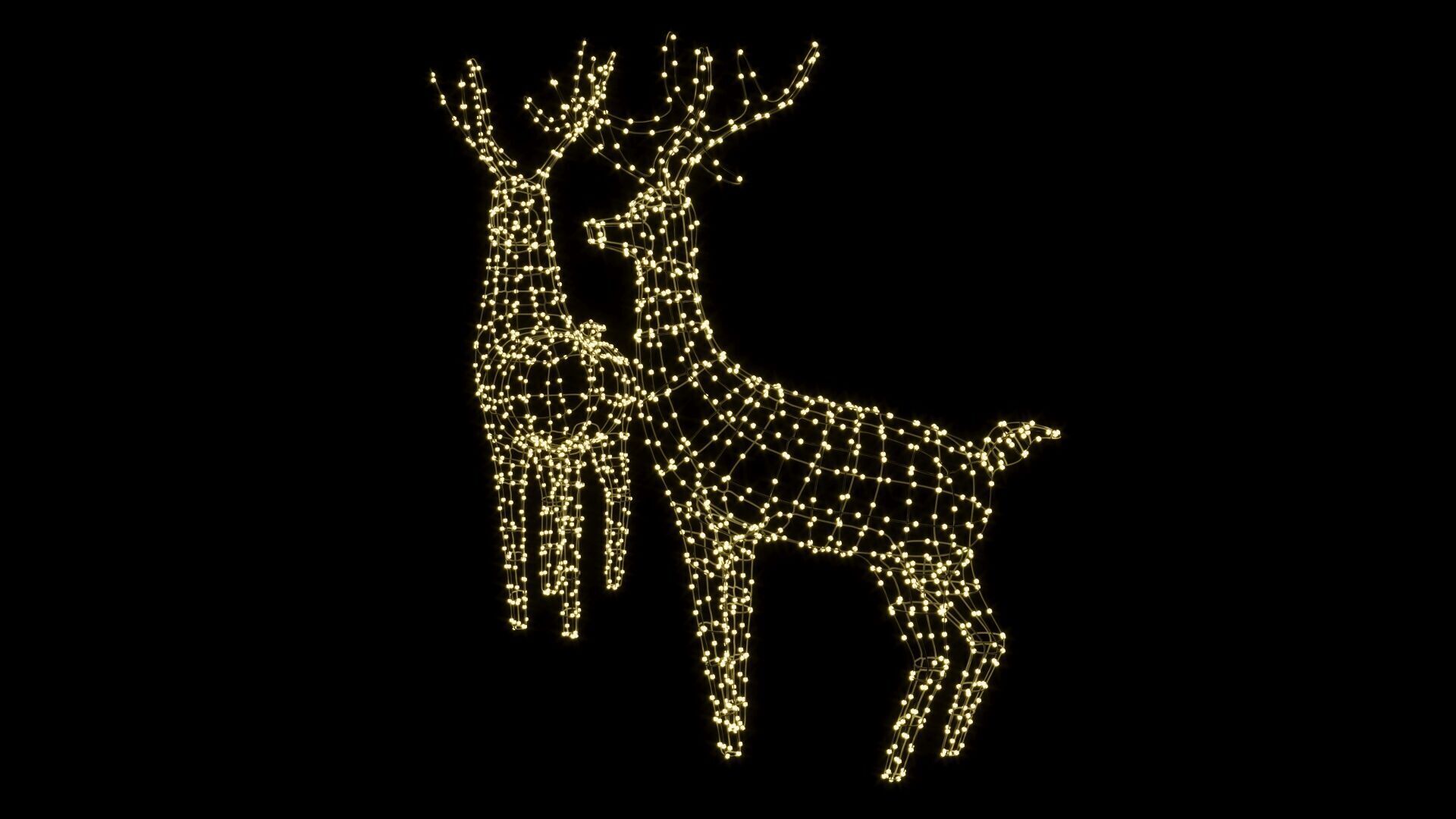 New Year Deer 3D model_6